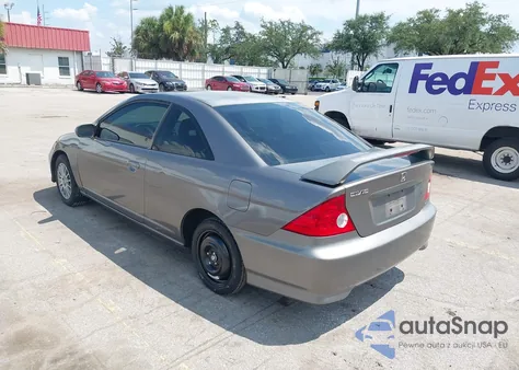 2005 Honda Civic Ex z USA, uszkodzony, nr VIN 1HGEM22985L049701